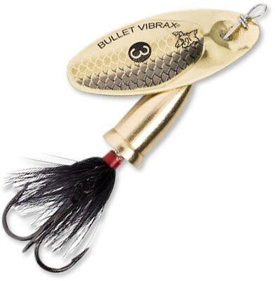 Блесна вращающаяся BLUE FOX Vibrax Bullet Fly с мушкой 11гр VBF3-GSD Блесна вращающаяся BLUE FOX Vibrax Bullet Fly с мушкой 11гр VBF3-GSD