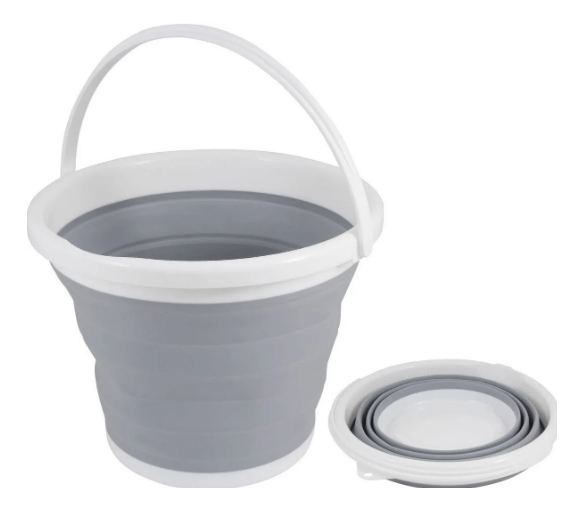 Ведро складное силикон/пластик 10л Ведро складное силикон/пластик 10л