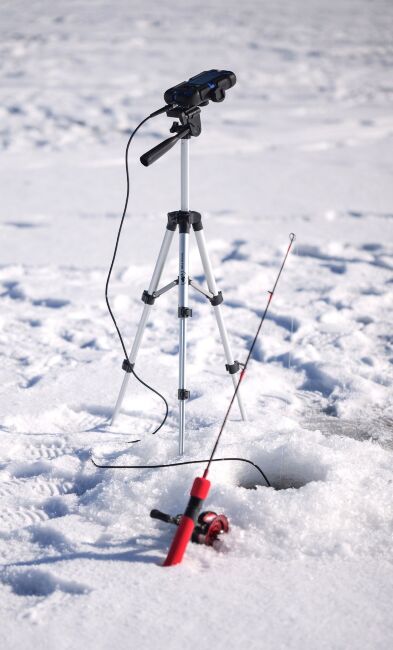 Штатив-тренога ПРАКТИК с держателем, серебристый, 65см