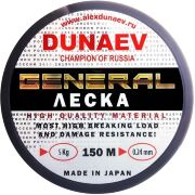 Леска монофил DUNAEV General 150м 0.24мм 5.00кг прозрачная Леска монофил DUNAEV General 150м 0.24мм 5.00кг прозрачная