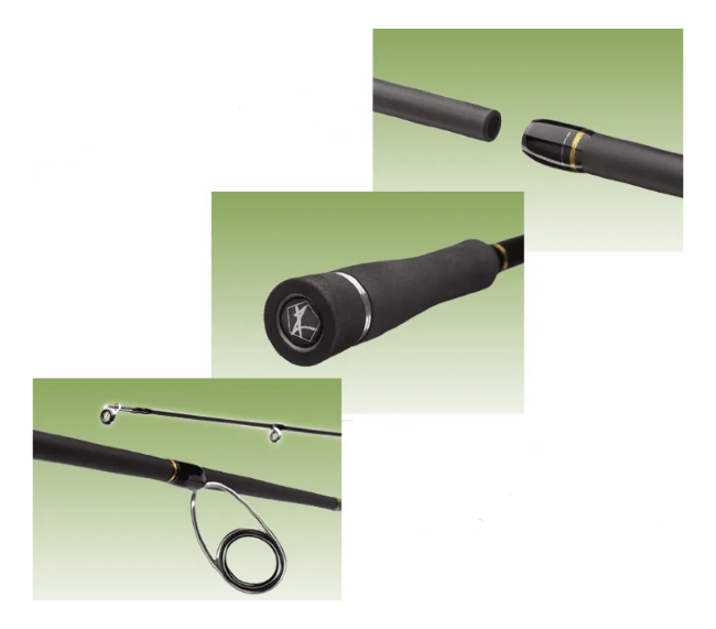 Спиннинг ZETRIX Azura 2,44м 12-40гр Fast AZS-802MH