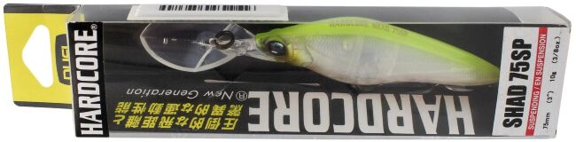 Воблер DUEL Hardcore Shad 75SP 75мм 10.0гр 3.0-4.0м R1180-GPCL Воблер DUEL Hardcore Shad 75SP 75мм 10.0гр 3.0-4.0м R1180-GPCL