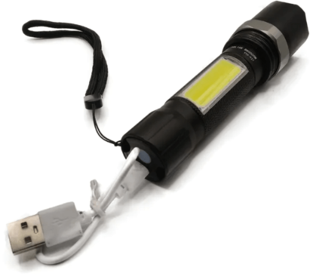 Фонарь ручной YYC-921 металл, 3 режима, заряд.кабель Фонарь ручной YYC-921 металл, 3 режима, заряд.кабель