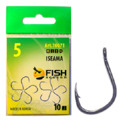Крючок FISH SEASON Iseama-Ring №5 колечко черный 10шт/уп 10071-05F Крючок FISH SEASON Iseama-Ring №5 колечко черный 10шт/уп 10071-05F