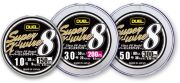 Плетёный шнур DUEL PE Super X-Wire 8 150м #1.5/0.21мм 13.5кг Silver H3601-S Плетёный шнур DUEL PE Super X-Wire 8 150м #1.5/0.21мм 13.5кг Silver H3601-S