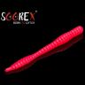 Силиконовая приманка SOOREX PRO Worm 80мм 1.3гр Сыр #111 Фуксия/Fuchsia 6шт/уп