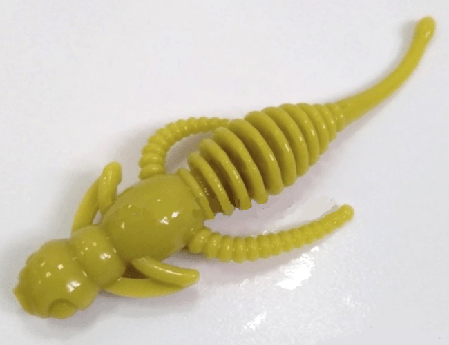 Силикон приманка BORODA BAITS Caligula Jr 45мм 0.6гр Фисташка Сыр 10шт/уп