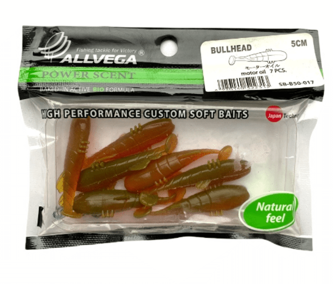 Бычок ALLVEGA Bullhead 5см 2.3гр 7шт/уп #017 motor oil