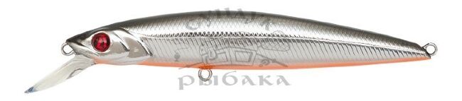 Воблер PONTOON21  Cablista 105SP-SR 105мм 13.9гр  0,4-0,6м 051 Metallic HG Silver&Black OB RE