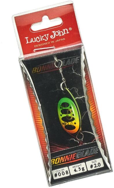 Блесна вращающаяся LUCKY JOHN Bonnie Blade №2 4.3гр #008 LJBB02-008