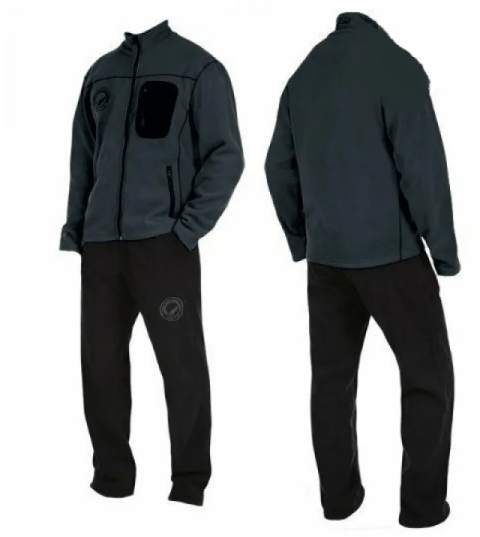 Костюм флисовый ALASKAN Royal Fish серый/черный р.2XL ADSRFGXXL