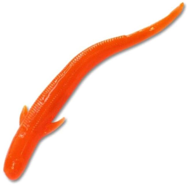 Силиконовая приманка TROUT ZONE Vyun 3" оранжевый сыр 7шт/уп