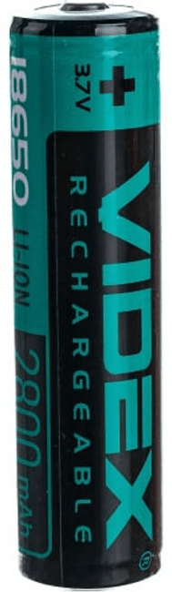 Аккумулятор 18650 3,7v VIDEX Li-Ion 2800mAh