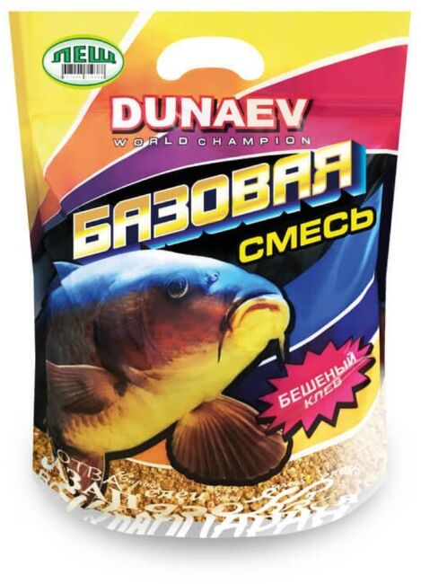 Прикормка DUNAEV Базовая смесь 2.5кг Лещ