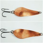 Блесна колеблющаяся РУССКАЯ ПРИМАНКА Атом 7см 17гр #медь матовая