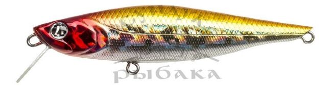 Воблер PONTOON21 Kalikana Dun 95SP-SR 95мм 13.3гр 0.3-0.5м A15 Gold Back Red Head