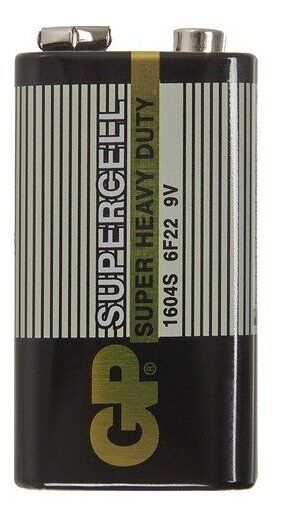 Батарейка КРОНА GP Supercell 9V