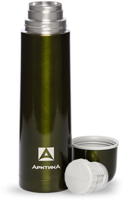 Термос Арктика 102-500 с узким горлом 0,5л болотный