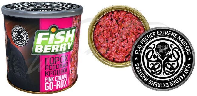 Зерновой микс FISHBERRY Гороховая крошка розовая (корица) 430мл