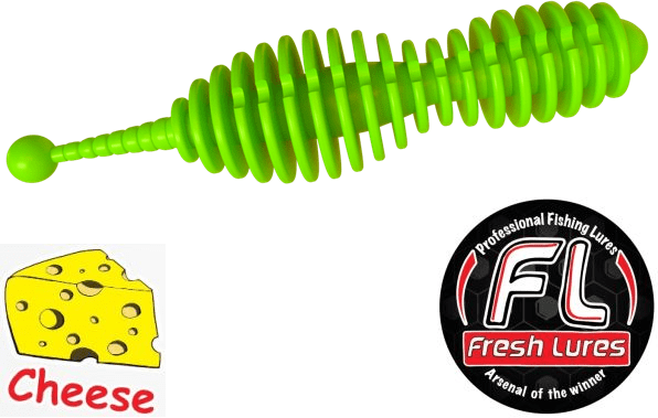 Силиконовая приманка FRESH LURES Little Rat 2.2”/55мм Сыр #101 8шт/уп