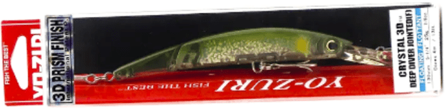 Воблер YO-ZURI Crystal 3D Minnow Deep Diver Jointed 130F 130мм 26.0гр 3.0-4.0м F1155-C44