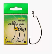 Крючок офсетный FISH SEASON Wide Range Worm №5/0 бол колечко черный 3шт/уп 3315-0015F Крючок офсетный FISH SEASON Wide Range Worm №5/0 бол колечко черный 3шт/уп 3315-0015F