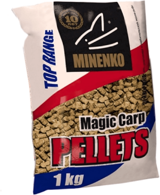 Пеллетс MINENKO Magic Carp PELLETS Чеснок 1кг меланж