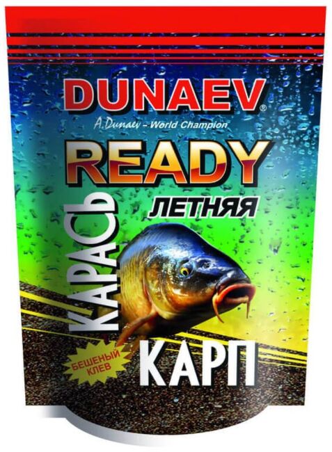 Прикормка DUNAEV Ready 1кг Карп-Карась Прикормка DUNAEV Ready 1кг Карп-Карась