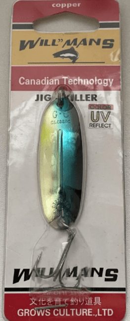 Блесна колеблющаяся GROWS CULTURE Will"mans Jig Killer 57мм 7гр #156/А