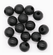 Бусина резиновая Ø6мм 50шт/уп цвет в ассортименте