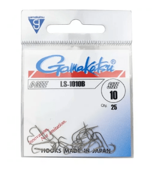 Крючок Gamakatsu LS-1010B №10 (B) (25шт.) Крючок Gamakatsu LS-1010B №10 (B) (25шт.)