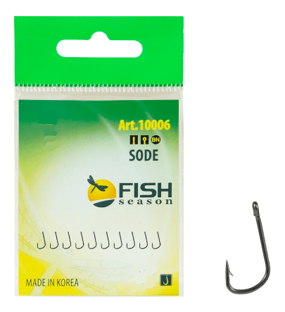 Крючок FISH SEASON Sode-Ring №11 колечко черный 8шт/уп 10006-11F Крючок FISH SEASON Sode-Ring №11 колечко черный 8шт/уп 10006-11F