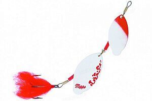 Блесна вращающаяся MEPPS Tandem Pike White 14г Блесна вращающаяся MEPPS Tandem Pike White 14г