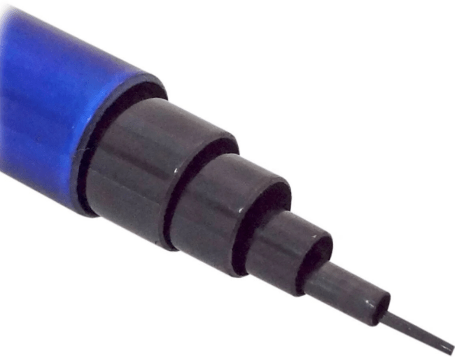 Удилище без колец ВОЛЖАНКА Мини 3.5м (6 секций) тест до 25гр (IM6) 001-0201