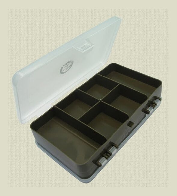 Коробочка ТРИ КИТА ТК-32 рыб-ая 2-х стор 6+5отд 190*112*50мм