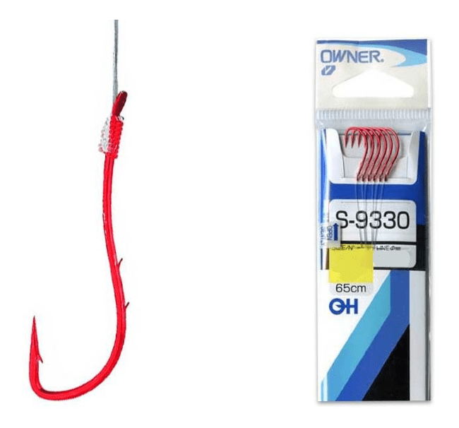 Крючок с поводком OWNER S-9330 №10 0.25мм 7шт/уп