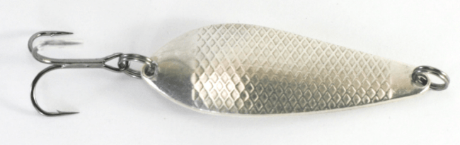 Блесна колеблющаяся РУССКАЯ РЫБАЛКА Атом Б серебро рифленое 21гр