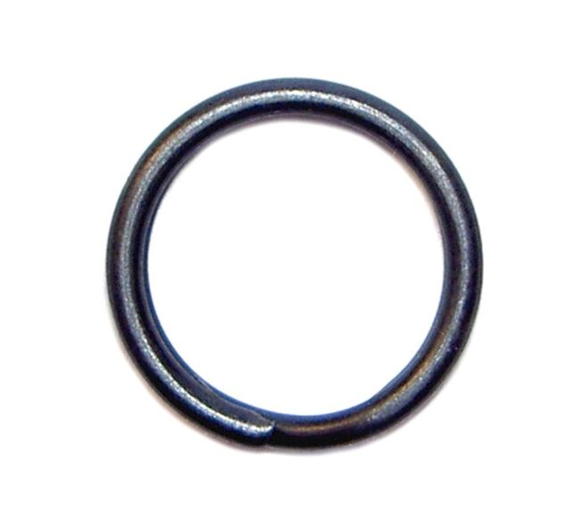 Кольцо заводное FISH SEASON Mat Black Split Ring тёмное матовое ф6мм 12кг 16шт/уп 6009-06F