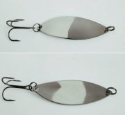 Блесна "Русская приманка" СЕНЕЖ 7 см/8 гр. Серебро/глянец