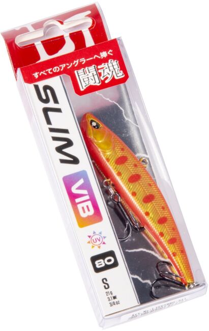 Воблер тонущий вертикальный LJ Pro Series SLIM VIB S 80.00/341 Воблер тонущий вертикальный LJ Pro Series SLIM VIB S 80.00/341