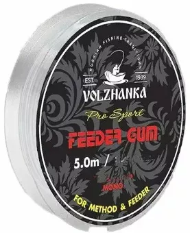 Feeder Gum Волжанка clear длина 5м диам 0.6мм Feeder Gum Волжанка clear длина 5м диам 0.6мм