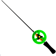 Удочка зимняя МОРОЗКО рукоять из ЭВА, шестик стеклопластик, длина: 30см, вес: 12гр.