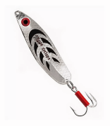 Блесна колеблющаяся MEPPS Syclops AG/Noir (серебро/черн) №0 8гр