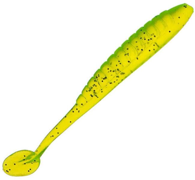 Приманка DS-BLEAK 90мм 5шт/уп, цвет (310) желтый, блестки черные