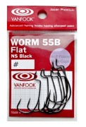 Офсетный крючок Vanfook Worm 55B № 1/0 Офсетный крючок Vanfook Worm 55B № 1/0