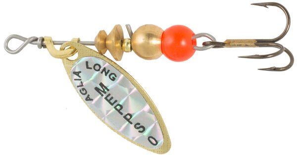 Блесна вращающаяся MEPPS Aglia Long Rainbo OR (золото) №3 11,5г