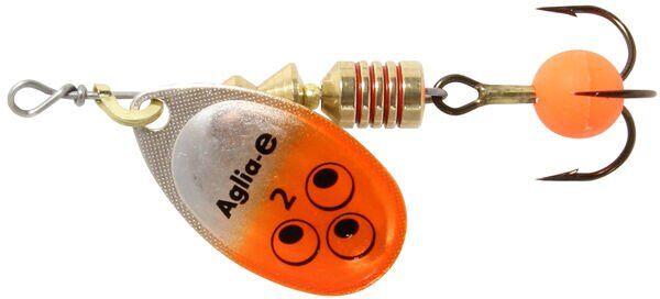 Блесна вращающаяся MEPPS Aglia E Orange (оранж) №5 13гр