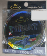 Плетёный шнур Yoshita TYRANT 135м #0.25 15.9кг Плетёный шнур Yoshita TYRANT 135м #0.25 15.9кг