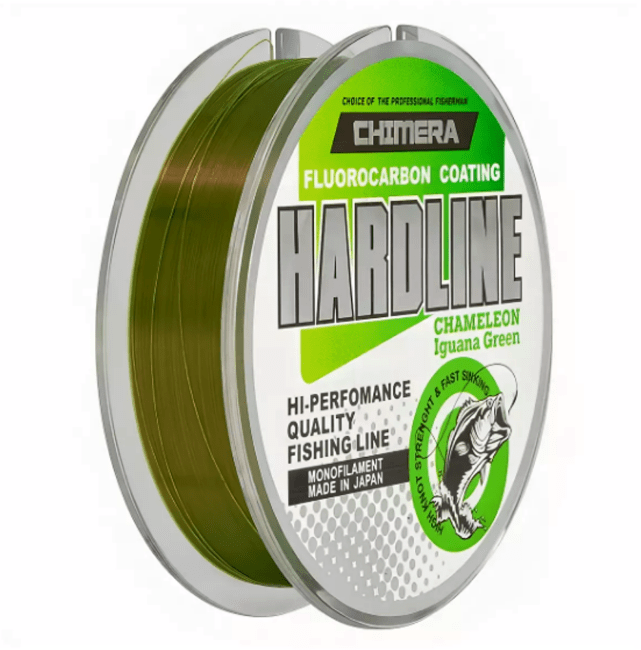 Леска моноф CHIMERA HARDLINE Chameleon Iguana Green 100m.# 0.261
