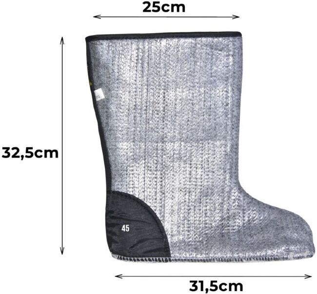 Вкладыши для сапог Norfin PROTECT запас. 3-х слой.12мм р.45